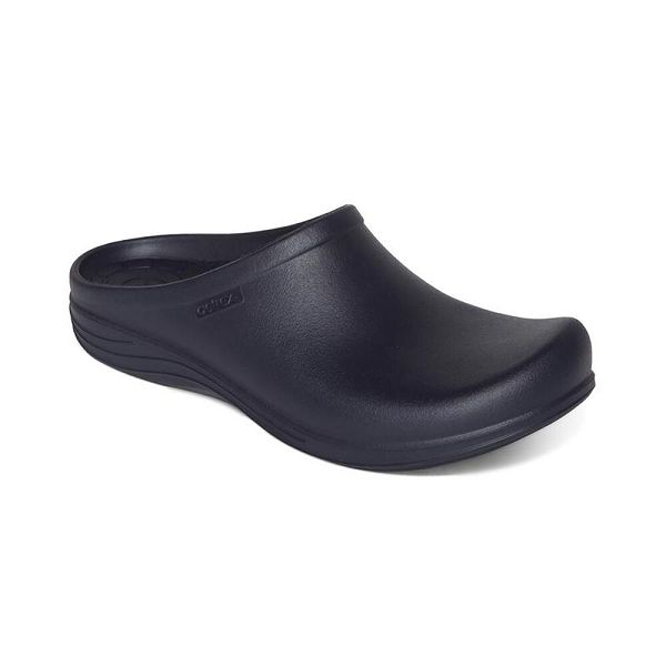 Aetrex Women's Bondi Orthotic Clogs Navy Shoes UK 6208-756